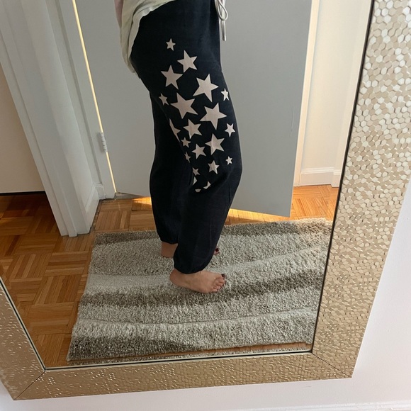 Gray Joggers with Stars - Picture 2 of 2